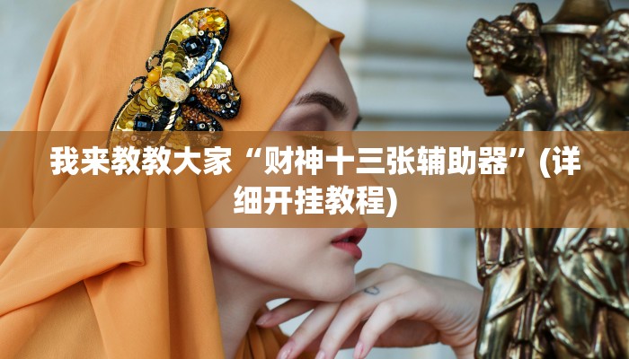 我来教教大家“财神十三张辅助器”(详细开挂教程)