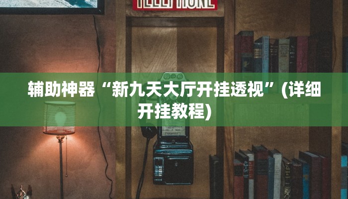 辅助神器“新九天大厅开挂透视”(详细开挂教程)