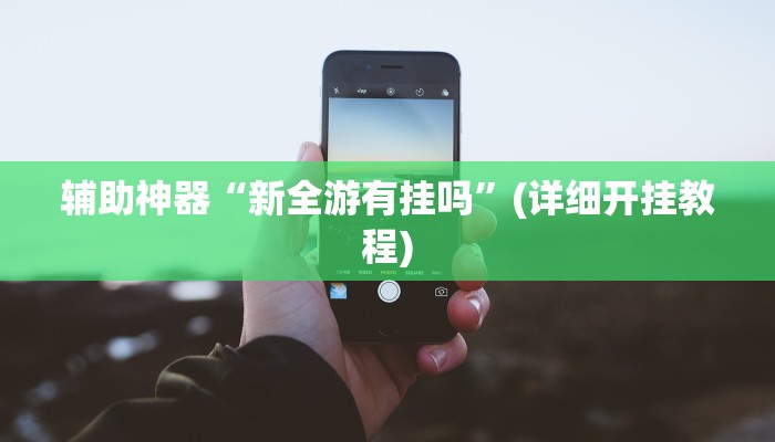 辅助神器“新全游有挂吗”(详细开挂教程)