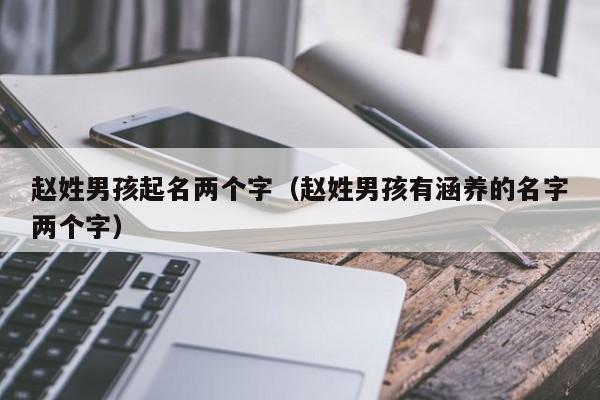 赵姓男孩起名两个字(赵姓男孩有涵养的名字两个字)